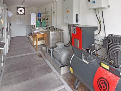 Betriebsgebäude VLH-Turbine mit Steuereinrichtungen